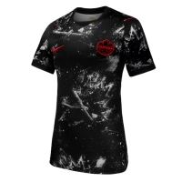 Camiseta Canadá Segunda Equipación Replica Mundial 2026 para mujer mangas cortas